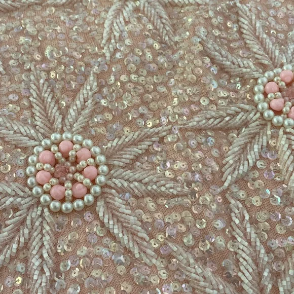 Vintage Going Out Top Beaded Sequin - Picture 3 of 4